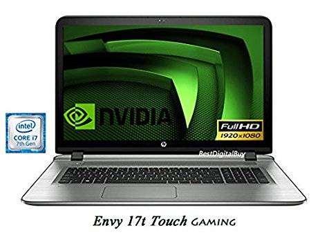 HP Envy 17t Touchscreen Gaming Laptop 17.3 Full HD 7th Gen Intel i7 up to 3.5GHz 1TB 16GB B&O Audio WiFi HDMI NVIDIA 4GB (Certified Refurbished)