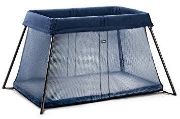 BABYBJORN Travel Crib Light, Great Blue