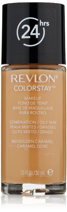 Revlon ColorStay Makeup, Combination/Oily Skin, Golden Caramel, 1 Ounce