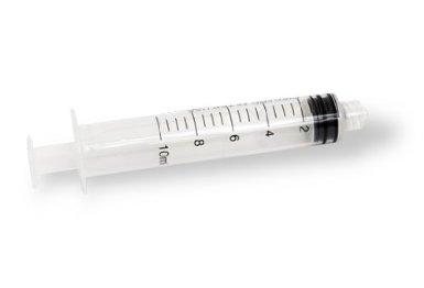 10 cc/ml Syringe w/o Needles Luer Lock Tip - 10 pieces