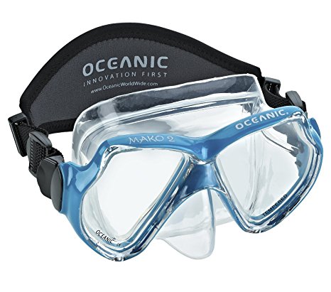 Oceanic Mako Dive Mask, with Hard Mask Box