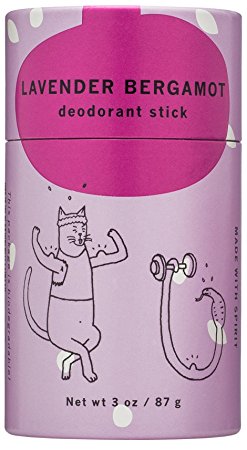 Meow Meow Tweet Lavender Bergamot Deodorant Stick, 3 oz