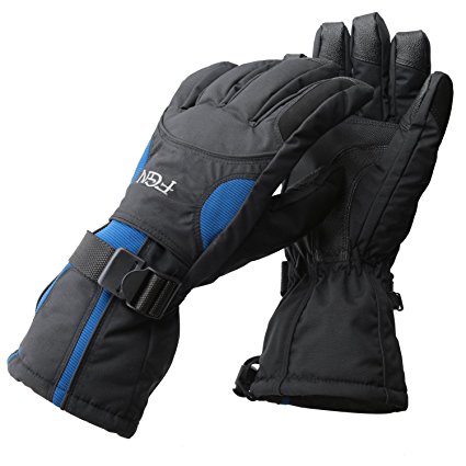Padida Ski Gloves , With Windproof ,Breathable And Waterproof Protection,Outdoor Ski Snow Snowboard Gloves ,Winter Warm Gloves For Man(Size:L)