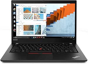 Lenovo ThinkPad T490 Laptop (20N2-001YUS) Intel i5-8265U, 8GB DDR4 RAM, 256GB SSD, 14-inch FHD 1920x1080, Win10 Pro, 720p Webcam, Fingerprint Reader