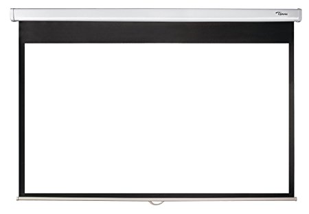 Optoma 92-Inch Manual Projection Screen with Self Locking Mechanism