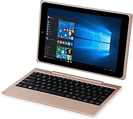 Venturer BravoWin 10K 10.1-inch 2 in 1 Touchscreen Detachable Laptop|Tablet (Atom Z3735F/2GB/32GB/Windows 10/Gold