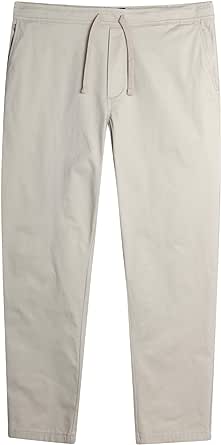 Ben Sherman Men's Pants - Comfort Stretch Flat Front Pull On Pants - Casual Chinos for Men