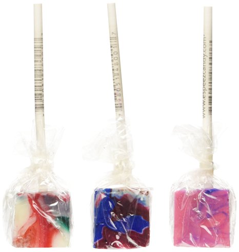 Espeez Tie Dye Cube Lollipops .74 Ounce Pops (Pack of 48)