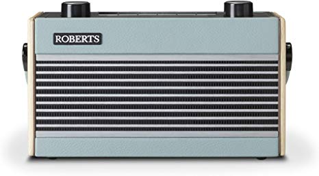Roberts Rambler BT Retro/Digital Portable Bluetooth Radio with DAB/DAB /FM RDS Wavebands - Blue