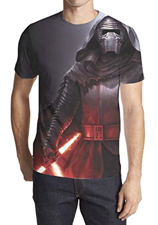Star Wars Force Awakens Giant Kylo Ren Mens T-shirt