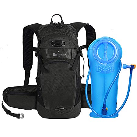 Unigear Hydration Packs Backpack with 2L TPU Water Bladder Reservoir, Thermal Insulation Pack Keeps Liquid Cool up to 4 Hours for Running, Hiking, Climbing, Cycling