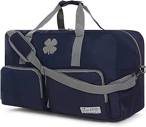 Lucky Travel Duffel Bags 115L, Gym Bag, Travel Bag & Large Duffle Bag for Men, Foldable Overnight Weekender Bags for Women & Men with Adjustable Shoulder Strap, Navy