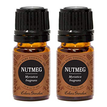 Edens Garden Nutmeg 5 ml Value Pack 100% Pure Undiluted Therapeutic Grade GC/MS Certified Essential Oil