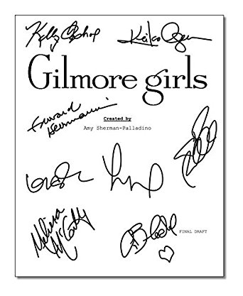 "Gilmore Girls" Cast Autographed Signed Pilot Episode Script Reprint COA 'Jared Padalecki, Edw...