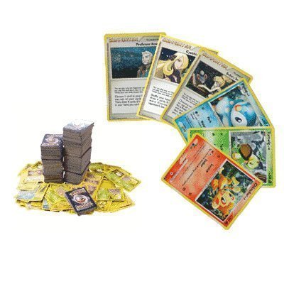 100 Assorted Pokemon Trading Cards with Bonus Free 6 Bonus Promo Foils