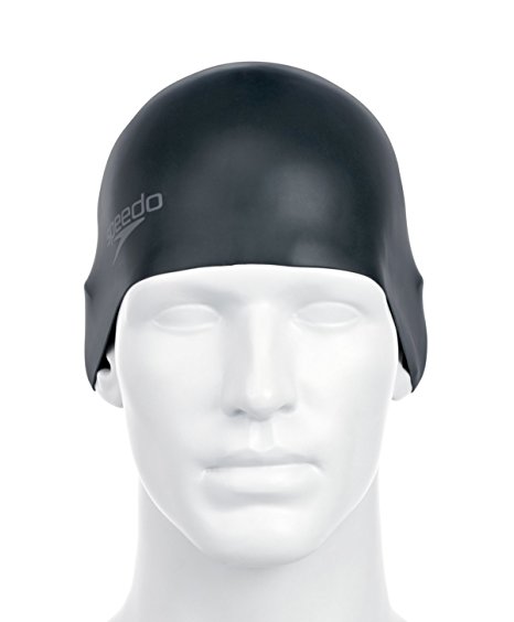 Speedo Adult Plain Moulded Silicone Swim Cap