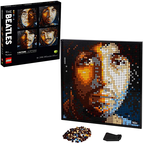 LEGO Art The Beatles 31198 Collectible Building Kit; An Inspiring Art Set for Adults that Encourages Creative Building and Makes a Great Gift for Music Lovers and Beatles Fans, New 2020 (2,933 Pieces)