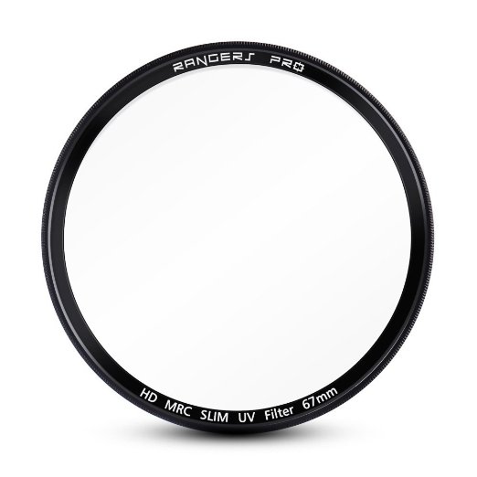 Rangers 67mm UV filter - 1.8mm Ultra-thin 14 layers Multi-Coating MC Japan optics Glass, without vignetting