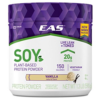 EAS Soy Protein Powder, Vanilla, 1.3 Pound