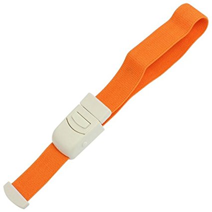 uxcell® Orange Elastic Quick Release Emergency Buckle Tourniquet