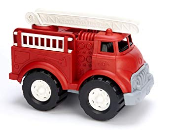 Green Toys K01R-FFP Fire TruckFrustration Free Packaging, Red