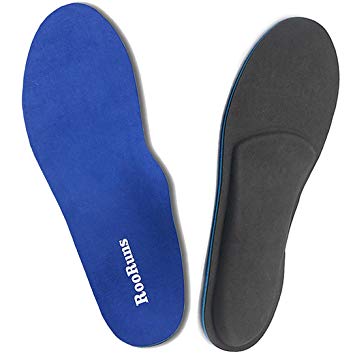Orthotic Inserts, Full Length Shoe Insoles with Arch Support Heel Cushion Shock Absorption Professional Grade Sport Insoles for Plantar Fasciitis Flat Feet Pronation Heel Spurs Foot Pain Men and Women