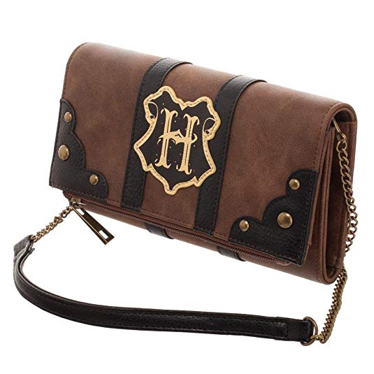 Harry Potter Hogwarts Trunk Inspired Foldover Clutch Bag