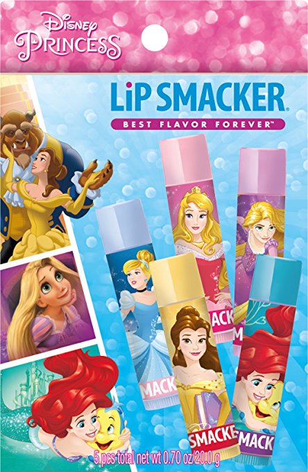Lip Smacker Disney Story Book, Disney Princess Lip Gloss Set, 5 Count