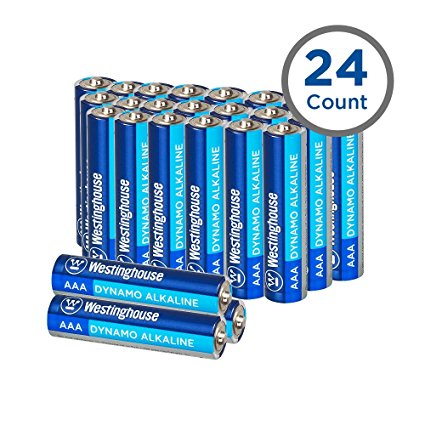 Westinghouse Dynamo Alkaline Batteries AAA, AA, C, D, 9V, AAA AA (AAA, 24 counts)