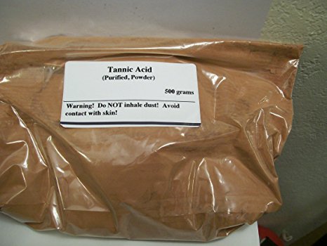Tannic Acid, Purified Powder (Mixed Tannins), 500 grams