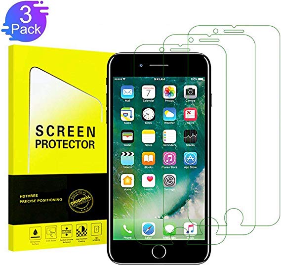 iPhone 8, 7, 6S, 6 Screen Protector Glass,OLINKIT Tempered Glass Screen Protector Compatible iPhone 8, 7, iPhone 6S, iPhone 6 [4.7" inch] 2017 2016, 2015 (3-Pack)