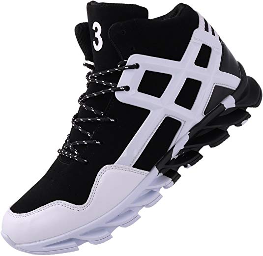 JOOMRA Men's Stylish Sneakers High Top Athletic-Inspired Shoes