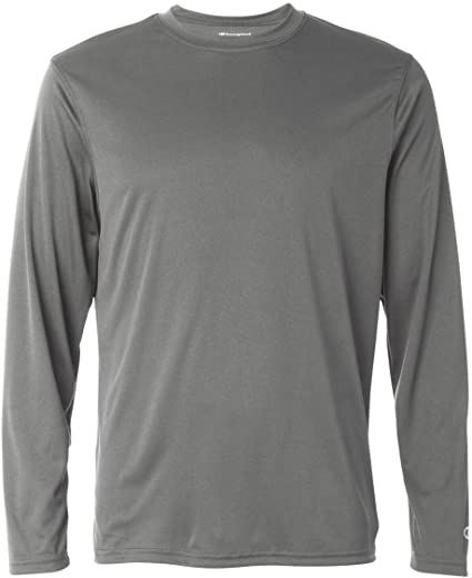 Champion Men's Long-Sleeve Double-Dry Performance T-Shirt