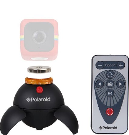 Polaroid Remote Controlled Panorama EyeBall Head  Polaroid Magnet to Tripod Adapter Mount For Polaroid Cube Action Camera - Mount Your Cube To The Ball Head