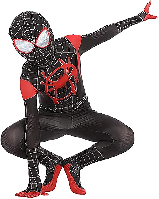 Kids Toddler Jumpsuit Bodysuit Black Spider Tights Zentai Costume