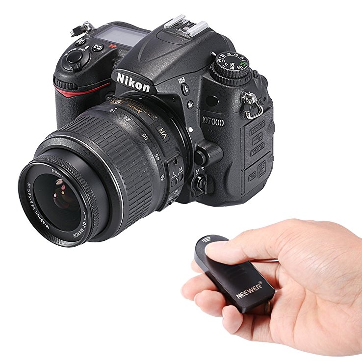Neewer Wireless Ir Remote Control Shutter Release Ml-L3 For Nikon D40, D40X, D50, D60, D70, D70S, D80, D90, D5200, D5100, D5000, D3300, D3200, D3000, D7000, P7000, F55, F65, F75, N65, N75, Coolpix 8400, 8800, Pronea S, Nuvis S & Lite Touch Zoom Cameras