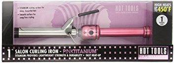 Hot Tools PINKTITANIUM Salon Titanium Curling Iron 1 Inch