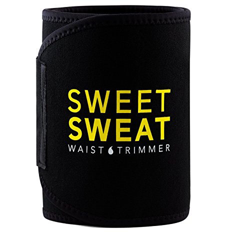 Sports Research Sweet Sweat Premium Waist Trimmer, for Men & Women. Includes Free Sample of Sweet Sweat Gel!