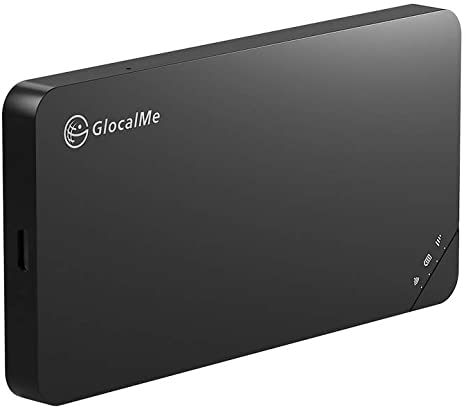 GlocalMe U3 Mobile Hotspot 4G LTE Wireless Portable WiFi - No SIM Card Needed | Connect Up to 10 Devices | Create WLAN Anywhere | Smart Local Network Auto-Selection | with CA/US 8GB & Global 1GB Data