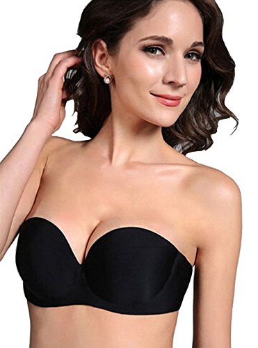 Eleter® Womens Backless Strapless Invisible Bra Breast Pad with Adhesive Wing