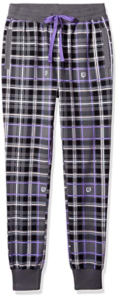 Twitch Glitch Plaid Lounge Jogger