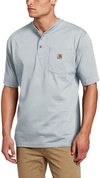 Carhartt Men's Workwear Pocket Henley Shirt (Regular and Big & Tall Sizes)