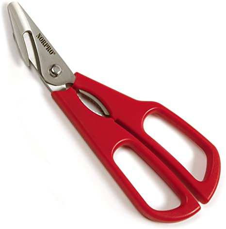 Norpro Ultimate Stainless Steel and Red Seafood Shears