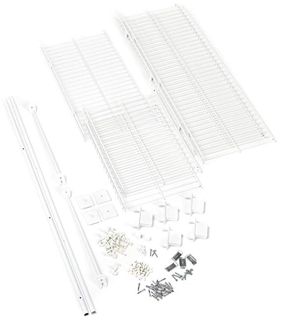 Rubbermaid 3-to-5-Foot Expandable Wardrobe Organizer, White (3D1000WHT)