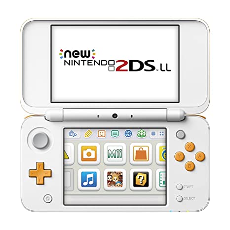 NEW New Nintendo 2DS LL Console System White x Orange Region JAPAN import