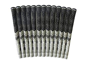 Wedge Guys MM Performance Golf Grips – Set of 13 Multi-Material Moisture Wicking All-Weather Cord Rubber Golf Club Grips Ideal for Clubs Wedges Drivers Irons Hybrids