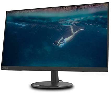 Lenovo 27" Anti-Glare WLED Monitor_ FHD 1920 x 1080 Screen_ 75Hz with AMD FreeSync_ 4ms Extreme Mode Response Time_ 1000:1 Contrast Ratio_ 16:9 Aspect Ratio_ HDMI_ VGA_ BROAGE HDMI Cable 3ft