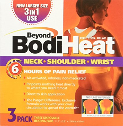 Beyond BodiHeat Disposable Heating Pads, Neck/Shoulder/Wrist Pain Relief