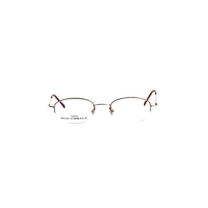 Marcolin Organix 053 Sun-Cobalt Frame Prescription Eyeglasses (Shiny Gold) and a free case