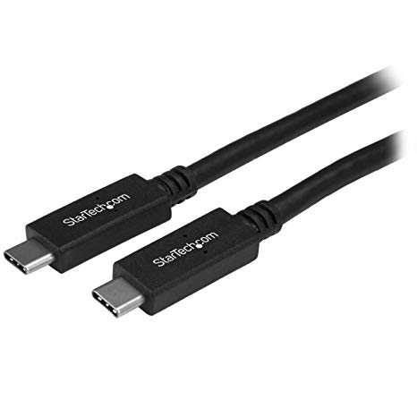 StarTech.com USB31CC50CM USB C to UCB C Cable - 0.5m - Short - M/M - USB 3.0 (5Gbps) - USB C Charging Cable
